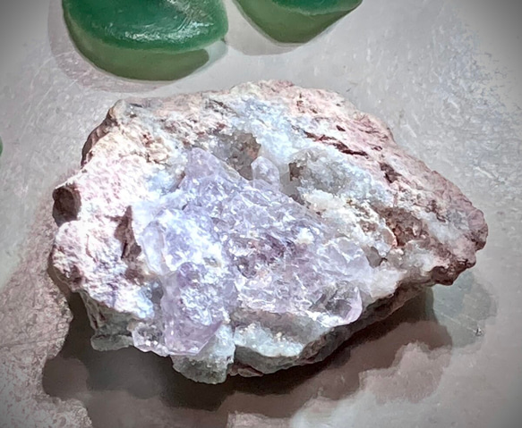 希少✨　ノジュール アメジスト　ラフストーン　原石　紫水晶 3枚目の画像