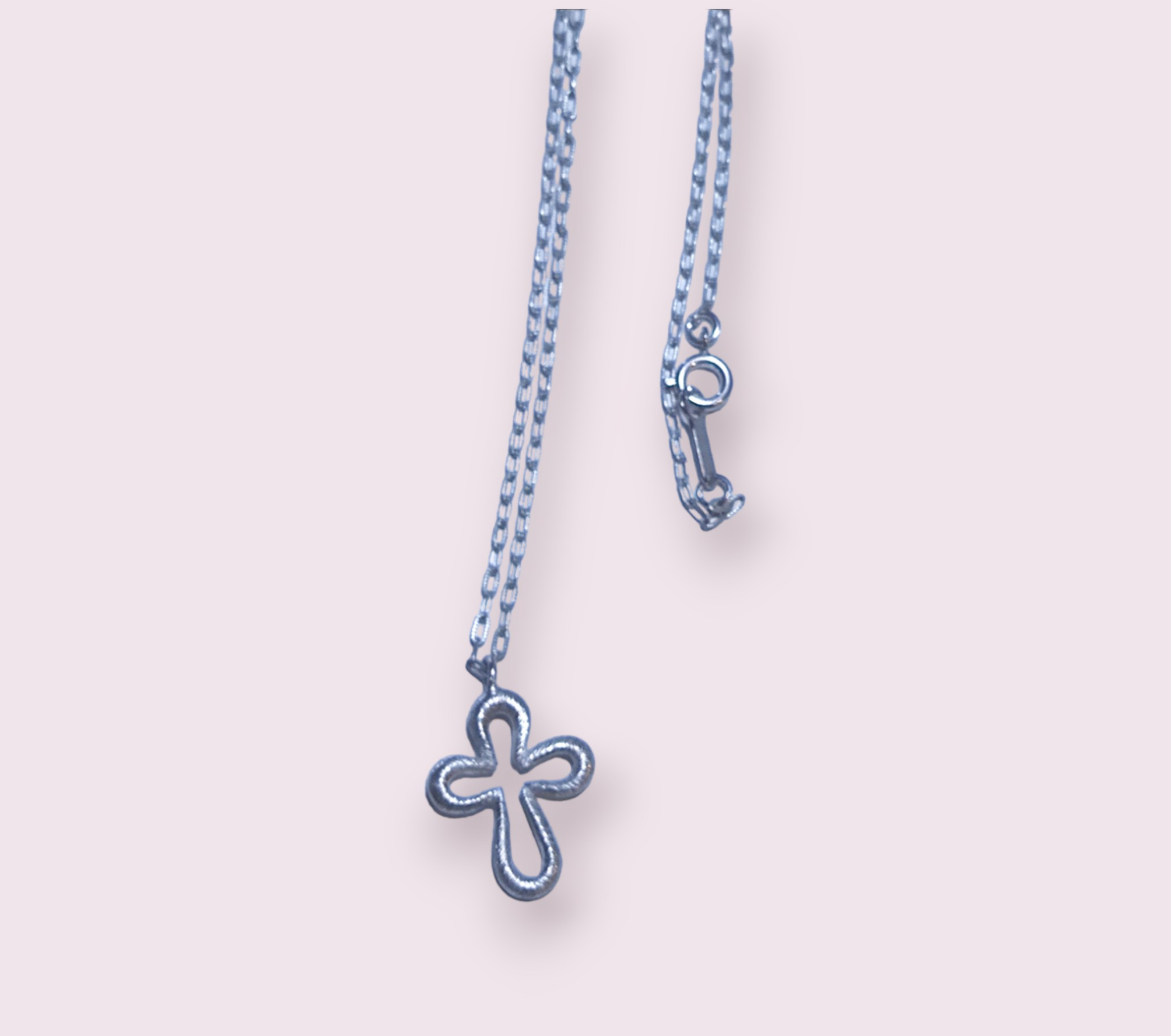 Cruzクルス ぷっくりとしたクロスネックレス