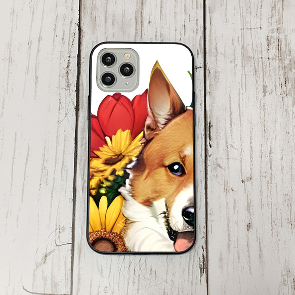 iphoneケース1-1-45 iphone 強化ガラス 犬・いぬ・ワンちゃん 箱13 かわいい アイフォン iface 1枚目の画像