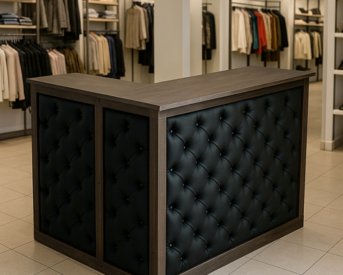 受注製作_BARIKI_ L字カウンター_レジカウンター_レジ台_ 幅140cm