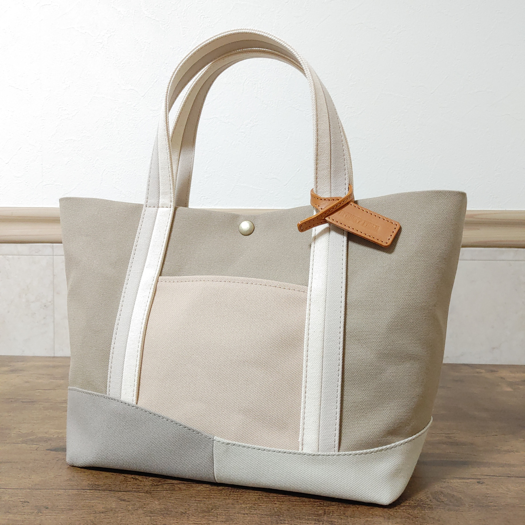 帆布 トートバッグ 『Mist Greige』