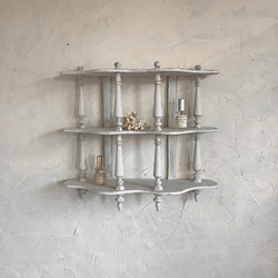 受注製作】ナポレオンシェルフ・ウォールシェルフ・シャビーシック