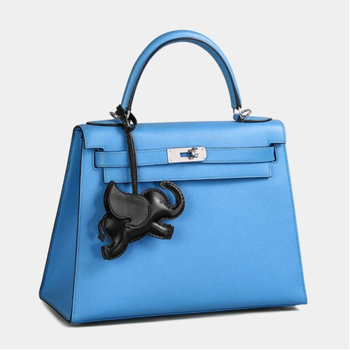 ぞうさんバッグチャーム ストラップ レザーストラップ レザーチャーム