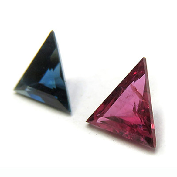 サファイア ルビー ルース トリリアントカット 天然石 9月 7月 誕生石 0.82ct trr153 ルビー 6mm