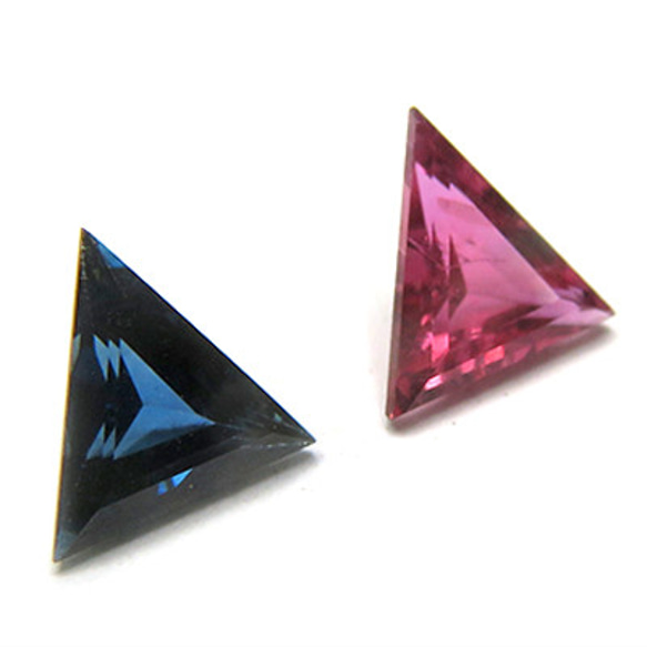 サファイア ルビー ルース トリリアントカット 天然石 9月 7月 誕生石 0.82ct trr153 ルビー 6mm