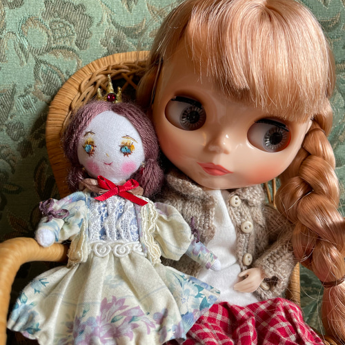 ハンドメイドドール〜可愛いミニドール【ティアラちゃん】 その他人形