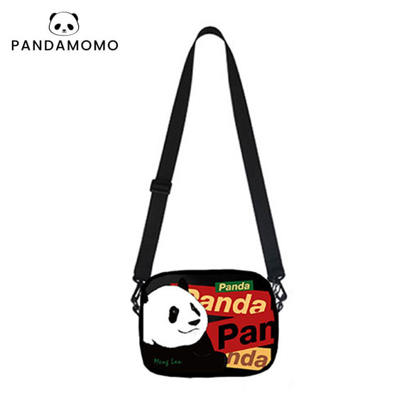 Panda メンラン 萌蘭 パンダ ショルダーバッグ カメラバッグ カジュアル パンダ柄 学生肩掛け布袋 エコバッグ 7枚目の画像