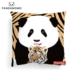 Panda 和花 パンダ タイガー 抱き枕 まくら 枕 かわいい中国のパンダ パンダ柄 1枚目の画像