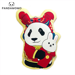 Panda 奇一 パンダ 抱き枕 まくら 兎年 お正月枕 うさぎ かわいい 中国のパンダ 1枚目の画像