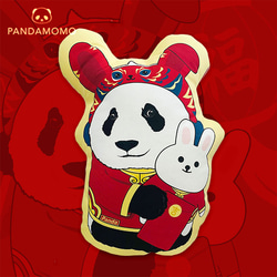 Panda 奇一 パンダ 抱き枕 まくら 兎年 お正月枕 うさぎ かわいい 中国のパンダ 4枚目の画像