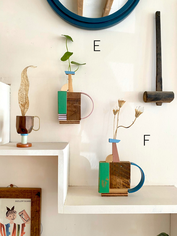 壁掛式單花瓶“coppa 花瓶” 第2張的照片