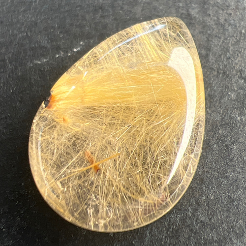 ルチルクォーツ ルース D ルチルクォーツ 16ミリ ティアドロップ型ルース nl6848 天然石