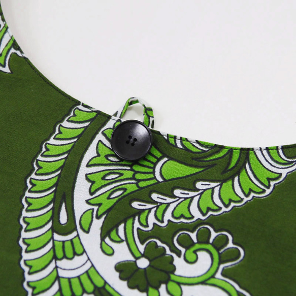 アフリカ布のショルダーバッグ（カンガ）斜めがけ たすき掛け 大きめ ヨガ ピラティス 5枚目の画像