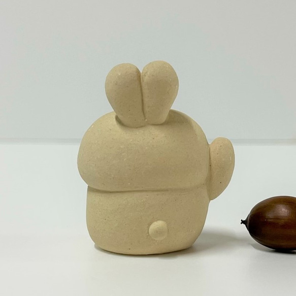 Ufu 邀請兔 O-305-1 陶瓷/兔子/Inko 第4張的照片
