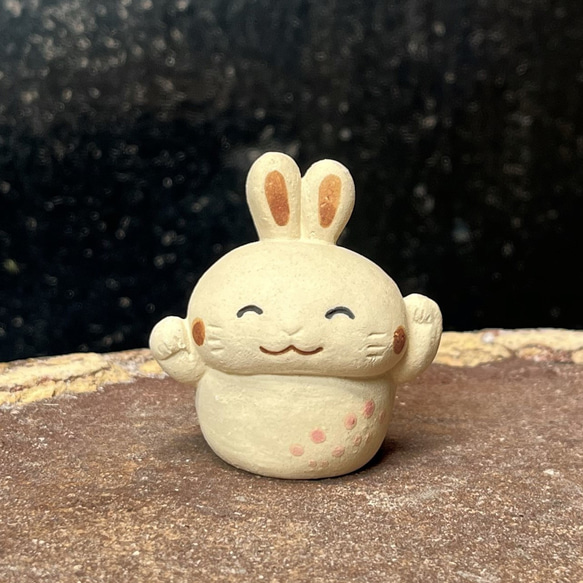 巴布巴布邀請兔 O-306-1 陶瓷/兔子/印科 第1張的照片