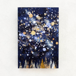 原画 アート アクリル 星と森(アクリル原画) 絵画 加藤晶子 通販 13987583｜Creema