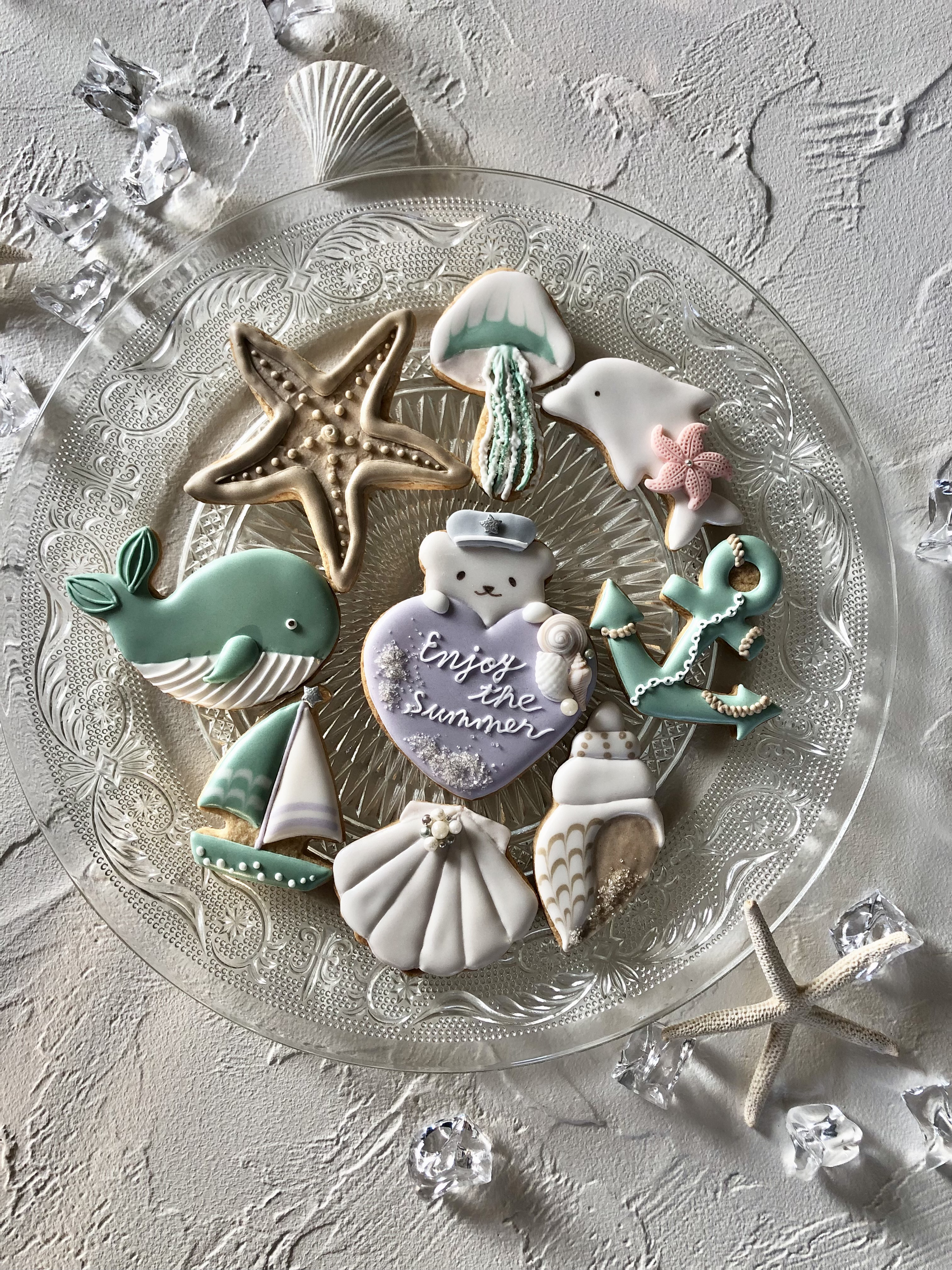 8/18 makimichu様　アイシングクッキー　オーダー 🍪 2025.02 オーダーありがと〜♡ 7周年クッキー