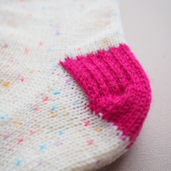 手編みの靴下（REGIA） 6枚目の画像