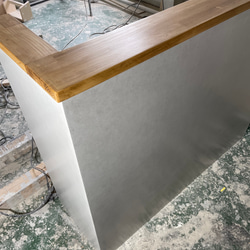 設置配送　石っぽいカウンター　受付カウンター　レジカウンター 5枚目の画像