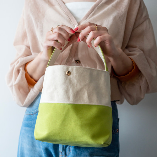 何色かはお楽しみ【HERMES】コットンタイハンドル トートバッグ オシャレ☆》HERMES コットンタイハンドル トートバッグ (HERMES