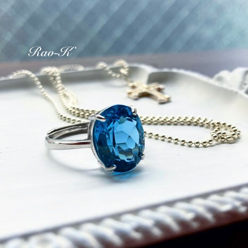 ✨outlet✨silver925大人のクラシックリング〜超大粒ロンドン