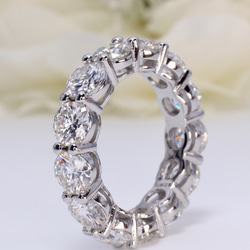 最高品質 モアサナイト フルエタニティ 【14号】4mm リング 楽天市場】☆半額クーポンで【19,900円】4カラット モアサナイト