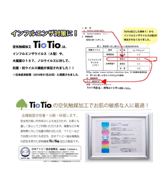 【受注製作】ECOマスク 空気触媒ガーゼ使用 7枚目の画像