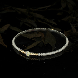 輕奢風閃白鋯石14K包金 GF Swarovski 配珠水晶手鍊 ( Zircon Bracelet ) 第4張的照片