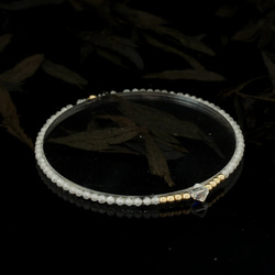 輕奢風閃白鋯石14K包金 GF Swarovski 配珠水晶手鍊 ( Zircon Bracelet ) 第2張的照片