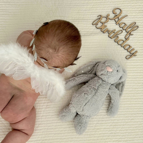 送料無料】ハーフバースデー ニューボーン 出産祝い 出産準備 新生児