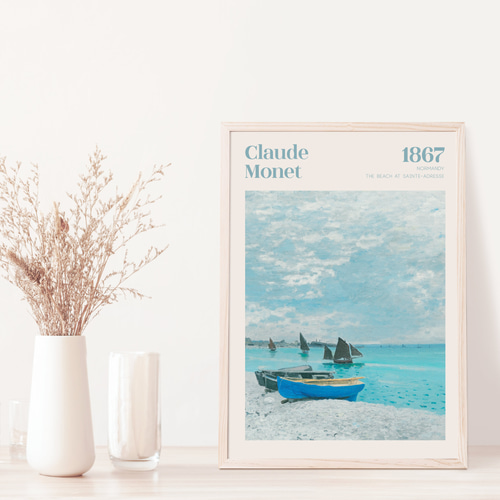 額装済/San Giorgio（クロード モネ）/ポスター/インテリア