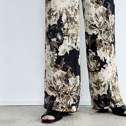 ウールライクセンタープレスパンツ ブラウンチェック【イージーケア