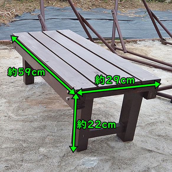 サイズが選べる縁台 万能台 ステップ 踏み台 ベンチ 盆栽 手作り PWFB1-3 5枚目の画像