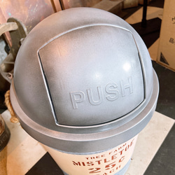 アメリカン雑貨  蓋付き ダストボックス  U.S. 丸型 ゴミ箱  空缶 屑入れ 10枚目の画像