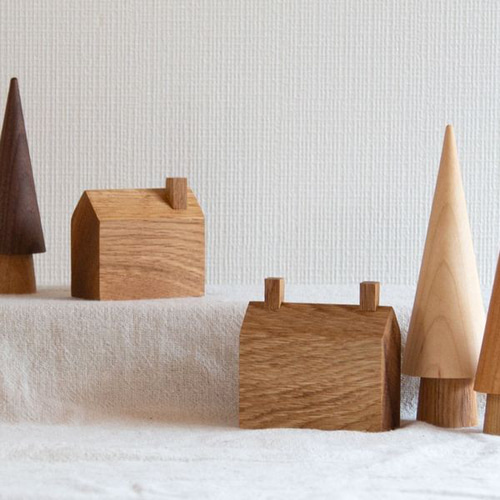 立体 おうち オブジェ ｜北欧 ハウス お家 煙突 家 小屋 インテリア