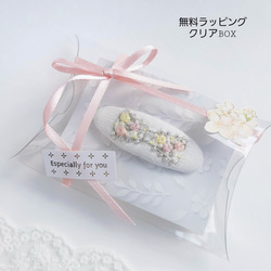 ひまわりの花束 刺繍パッチンピン キッズパッチンピン  向日葵ヘアピン 5枚目の画像
