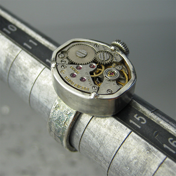 【ゼンマイ】RADO シルバーリング2　【送料込み】機械式　時計　手巻き　 7枚目の画像
