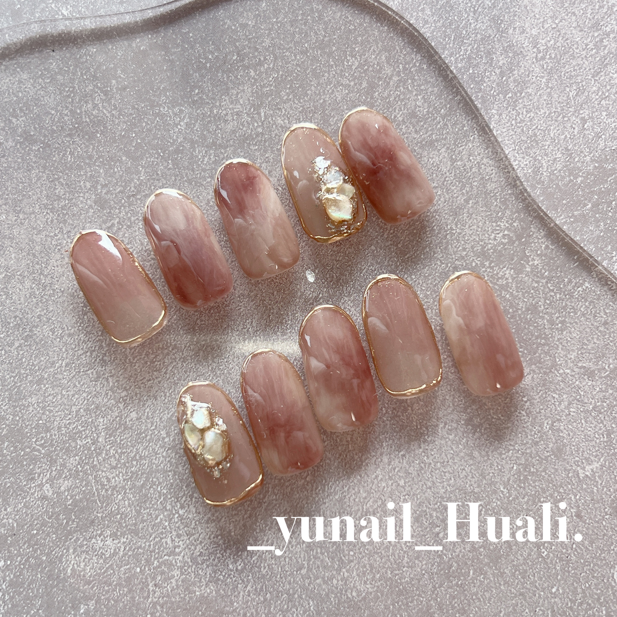 【未使用】ネイルチップ　ニュアンスネイル No.4 ニュアンスインクジェルネイル /ネイルチップ/インクジェルネイル