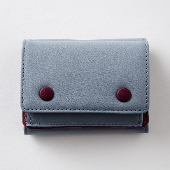 SALE:ミニ財布　ブルー 1枚目の画像