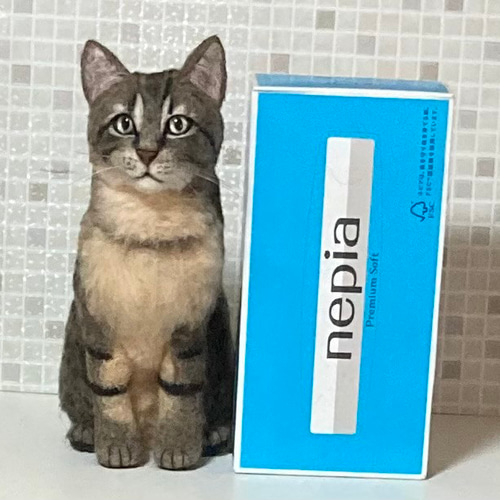 羊毛フェルト 猫 サンプルページ キジトラちゃん オーダー 羊毛フェルト サンプルページ キジトラちゃん オーダー 羊毛フェルト 羊毛フェルト