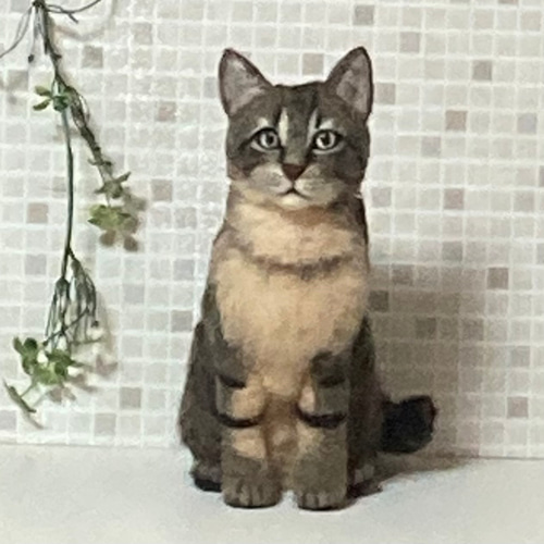 キジトラちゃん L Lサイズ サンプルページ 羊毛フェルト ハンドメイド