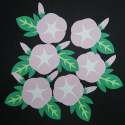 あさがお　ピンク　壁飾り　イベント　壁面飾り　季節の花　SHOPmako 5枚目の画像