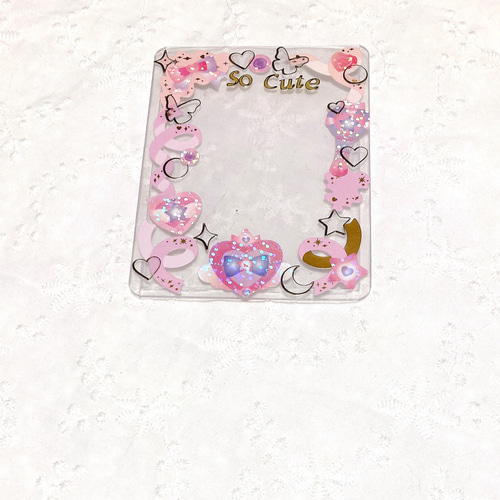 魔法少女verピンク】トレカケース 名刺入れ・カードケース いツかク