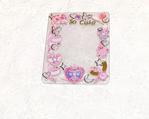 魔法少女ぴんく‪‪❤︎‬らぶりーiQOSデコケース‬