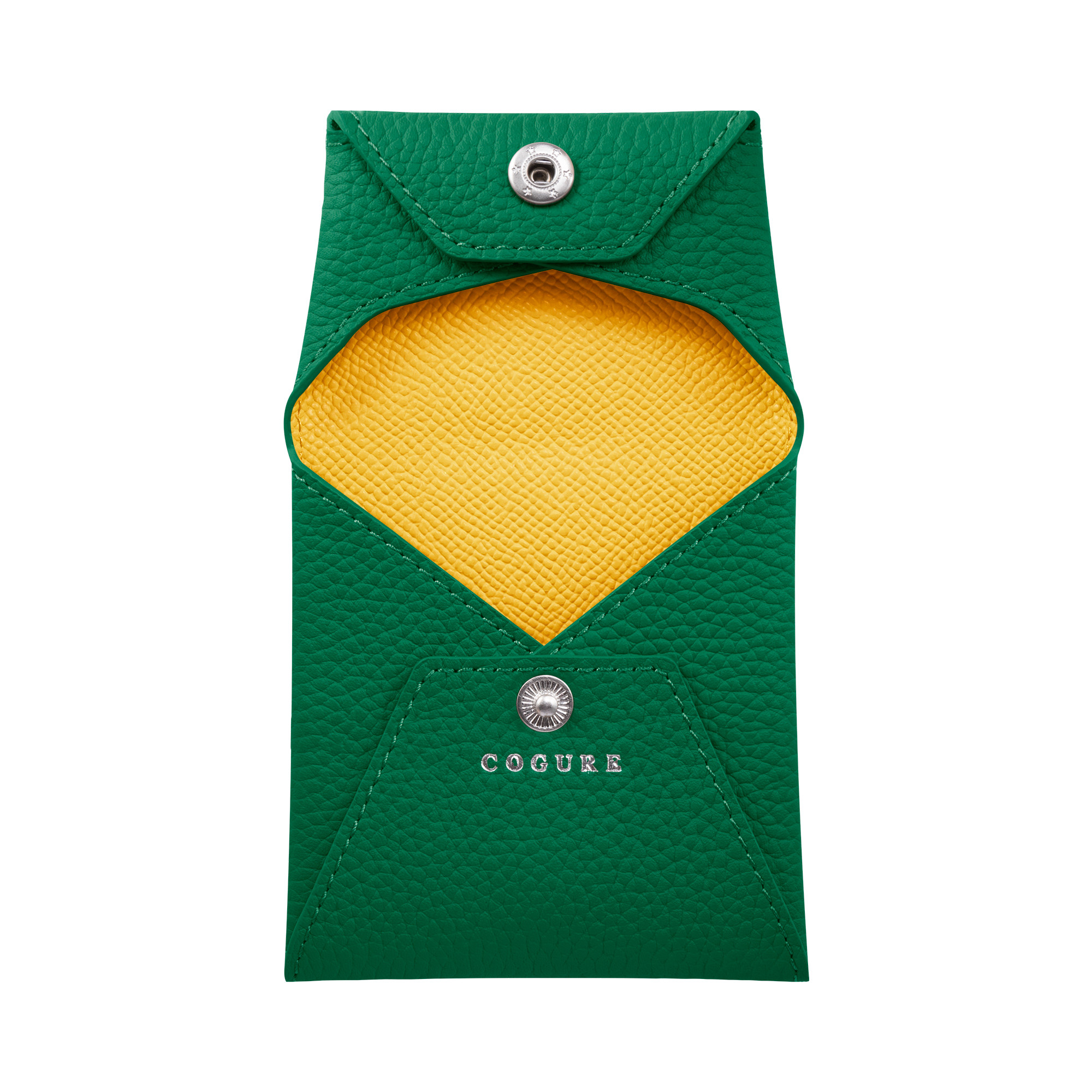 コインケース 小銭入れ グリーン+イエロー＜COPECP-Green+YL＞