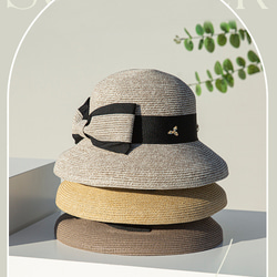 夏 ヘップバーン イギリス レトロ エレガント フレンチハット 小ぶり