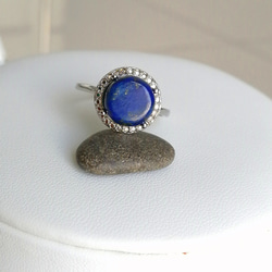 青金石戒指 [wlBdB] 高貴藍色好運九月誕生石聖石 第2張的照片