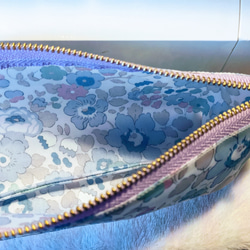 コスメ 洗面具 ペン メガネケース コーティング生地 「リバティプリント」ハンドメイド 4枚目の画像
