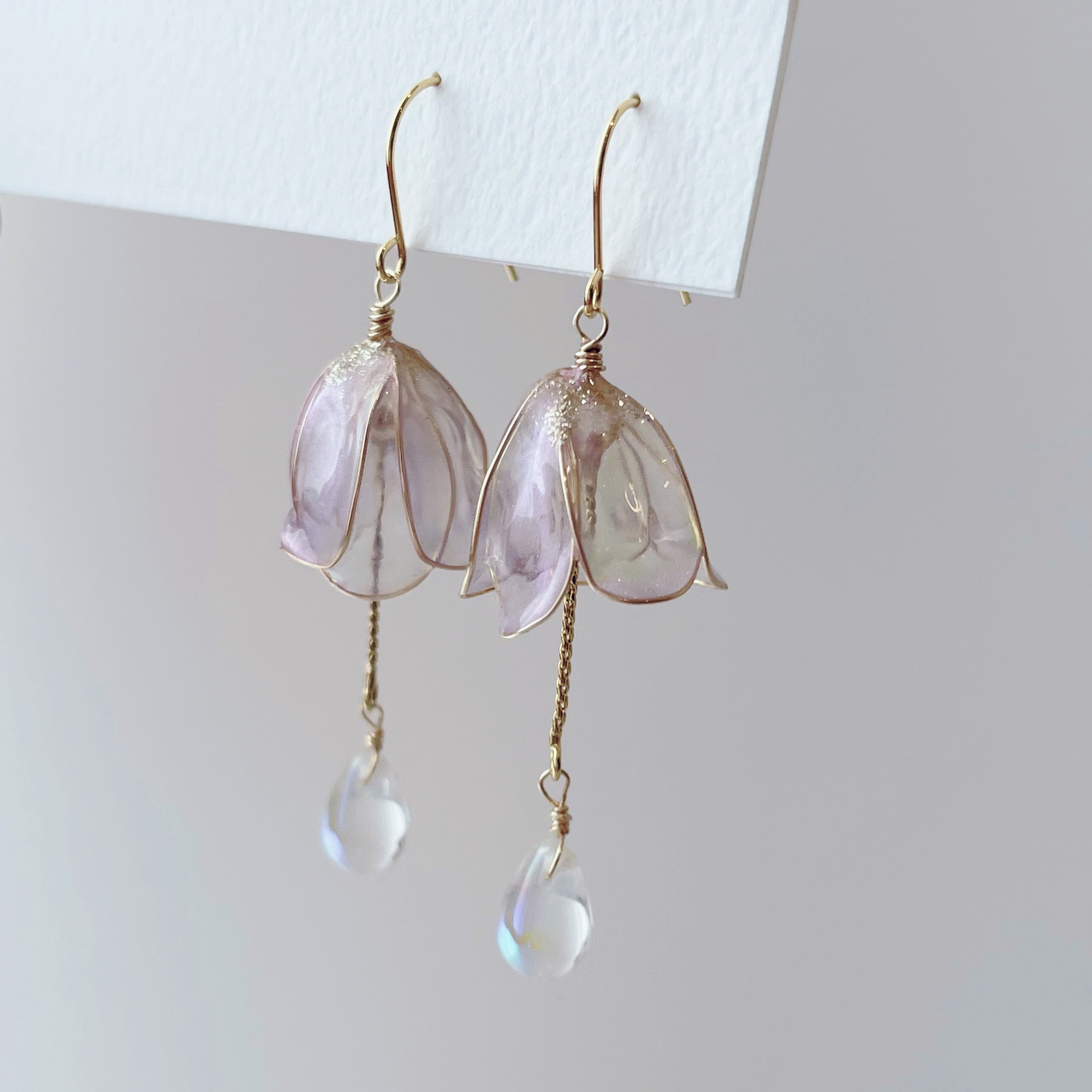 ピアス かんざし イヤリング ディップアート作品