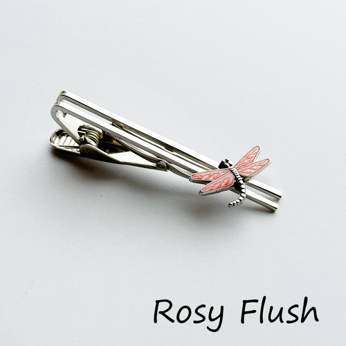 とんぼ 七宝焼ネクタイピン 丹銅メタル七宝 タイピン・カフス 太田七宝